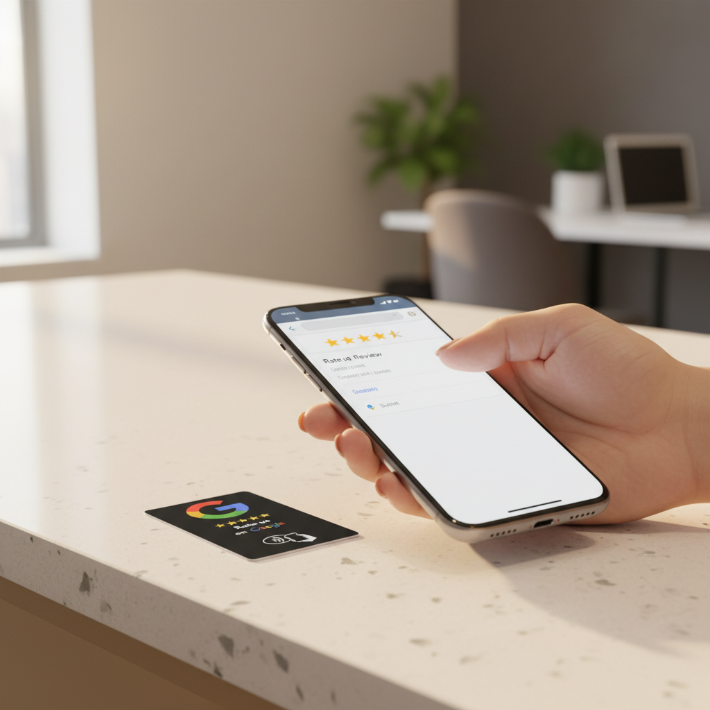 Mini On-the-Go NFC Google Review Card