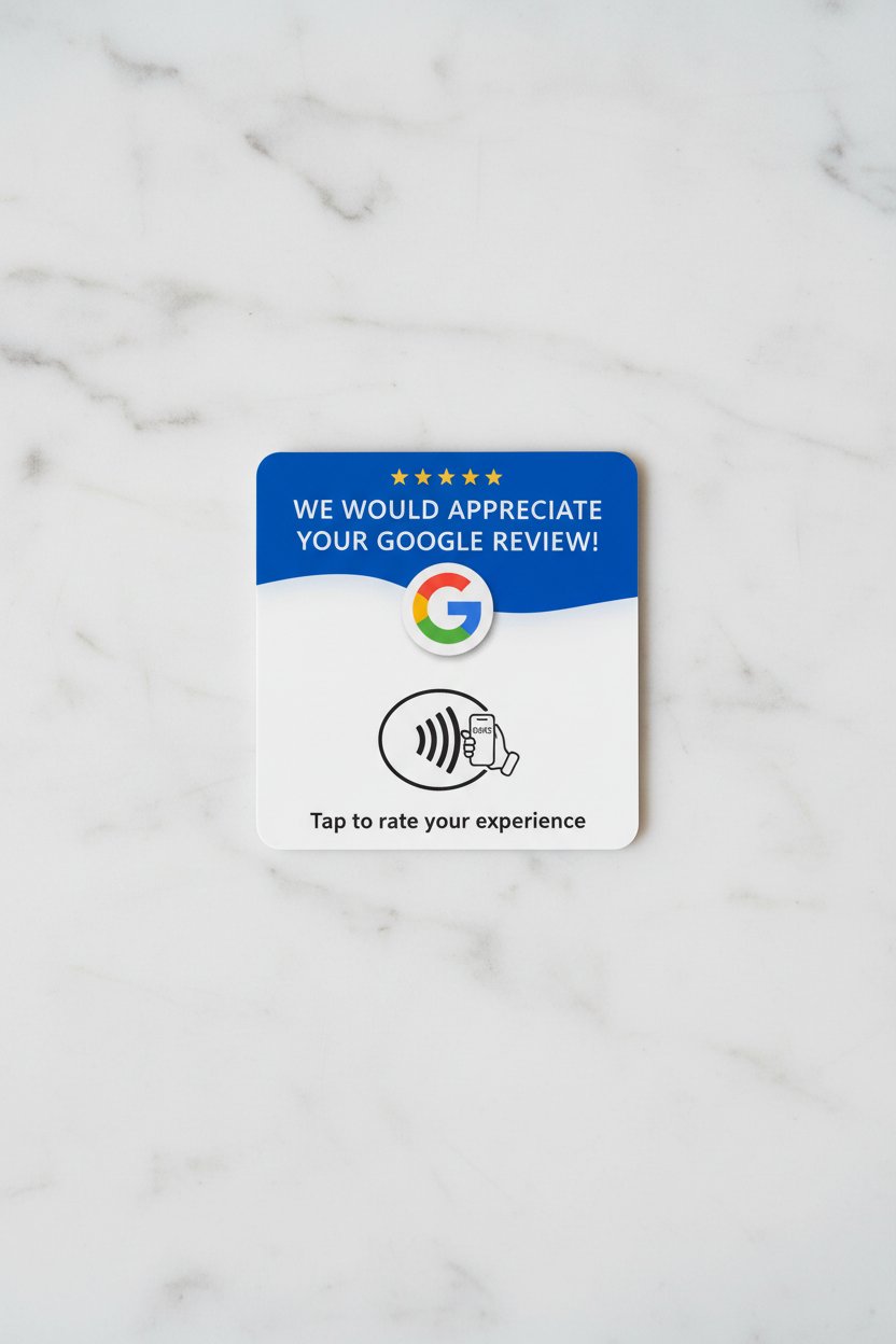 NFC card flat lay